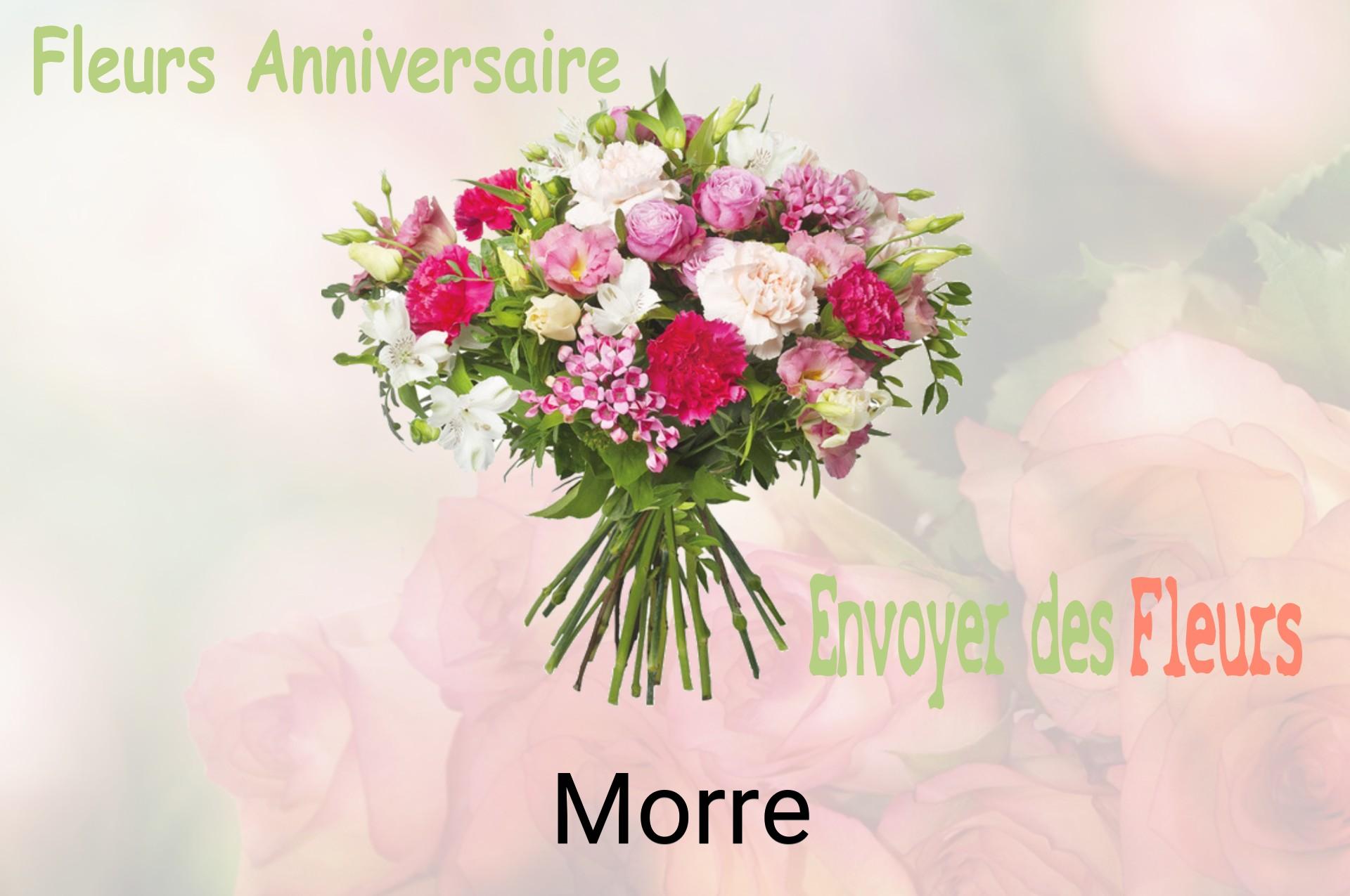 Bouquet de fleurs d’anniversaire livré à Morre