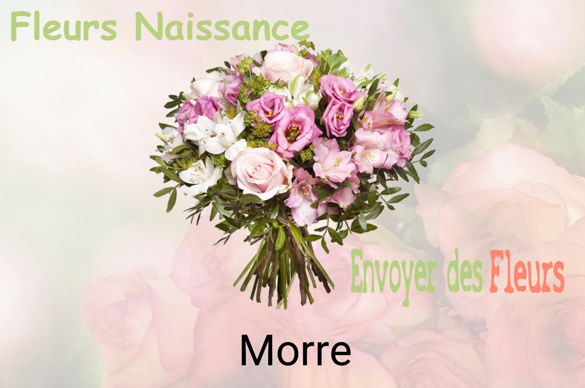 Bouquet de fleurs de naissance livré à Morre